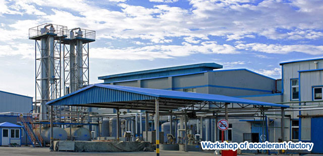 Workshop of accelerant factory
