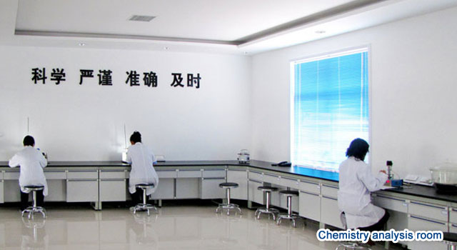 Chemistry analysis room