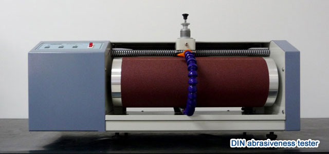 DIN abrasiveness tester