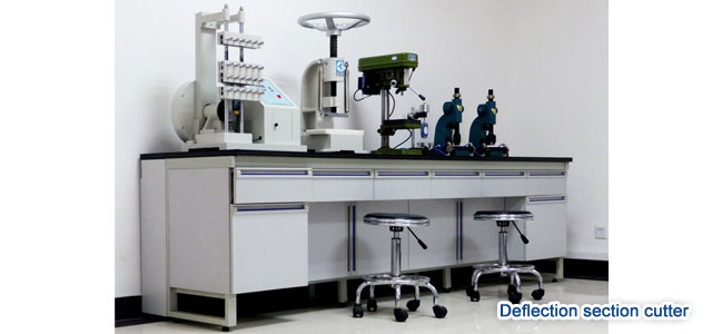 Deflection section cutter